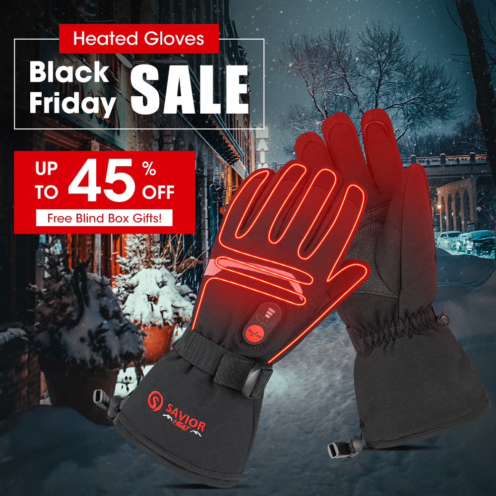 Ski Glove Waterproof - SNOW DEER Winter Heated Gloves Women