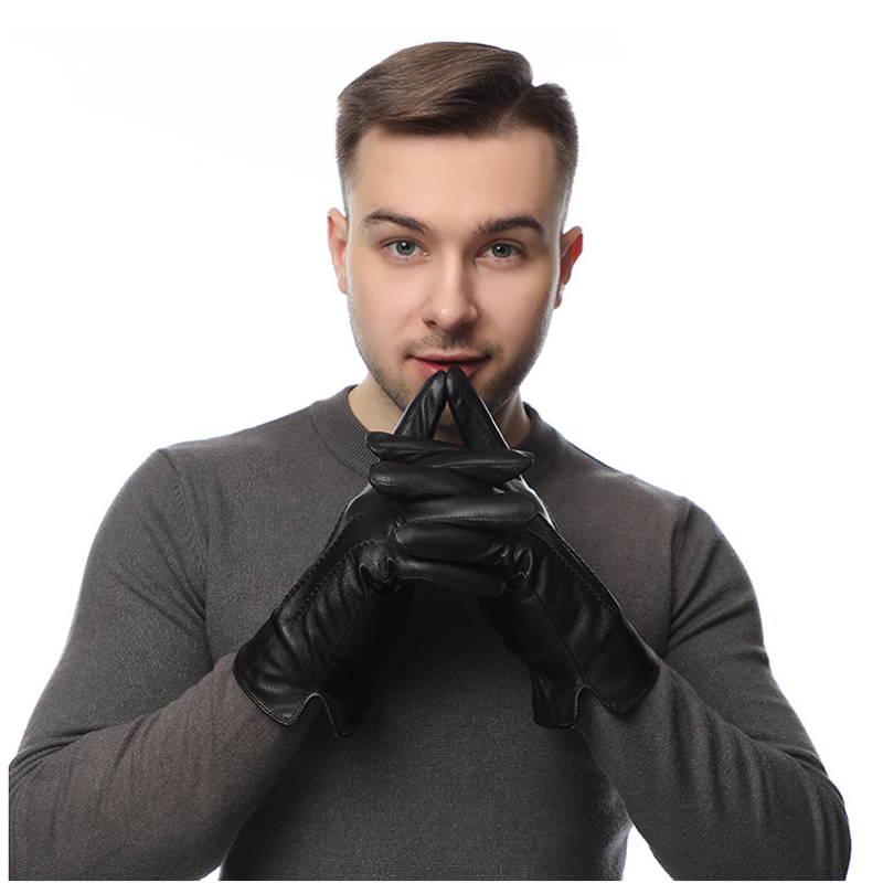 Winter Genuine Sheepskin Leath - огляд і ціна Wool Glove Lined