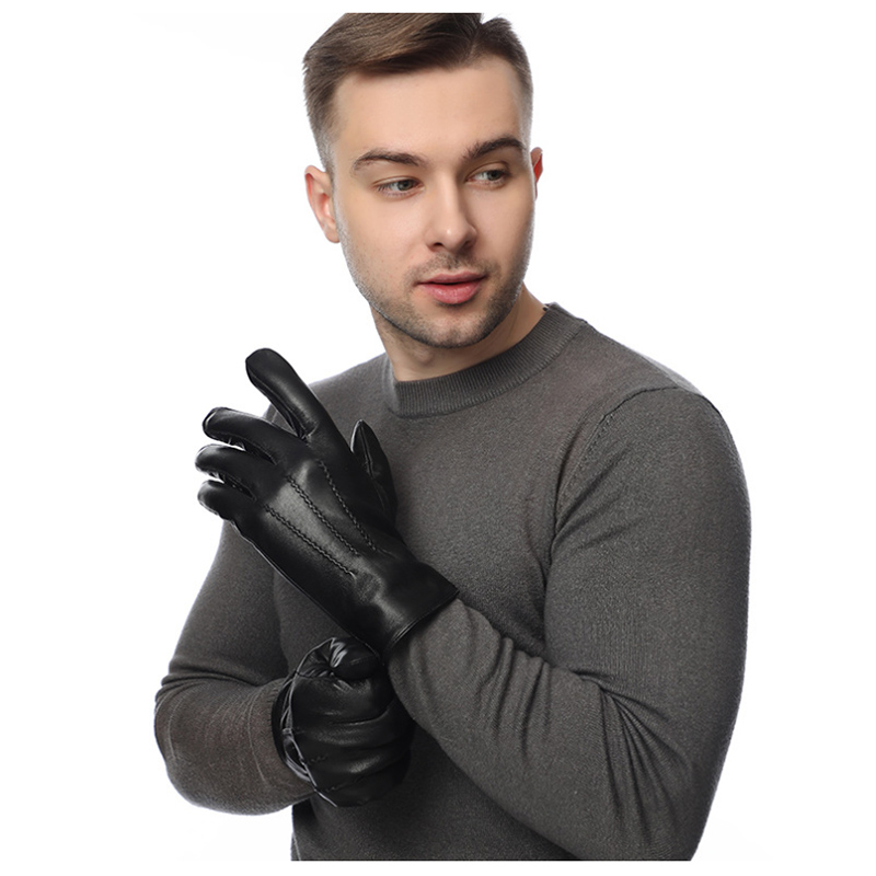 Winter Genuine Sheepskin Leath - огляд і ціна Wool Glove Lined