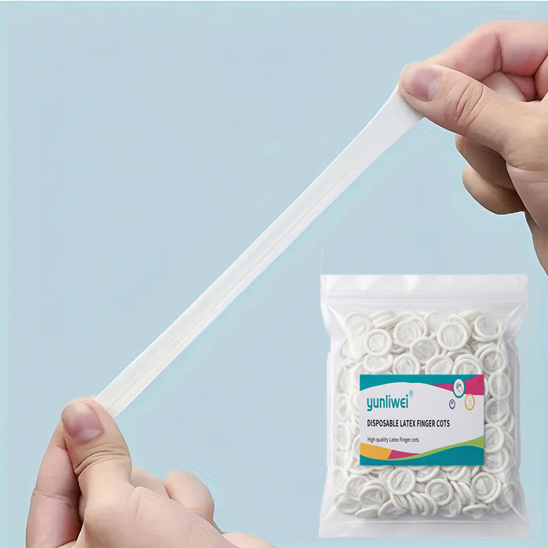 Disposable Latex Finger Cots P - огляд і ціна Latex Disposable Glove