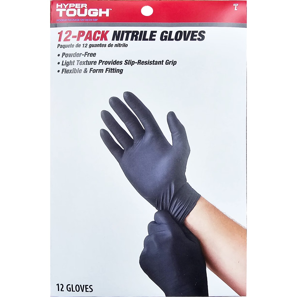 Disposable Nitrile Gloves Larg - огляд і ціна Exam Glove Nitrile