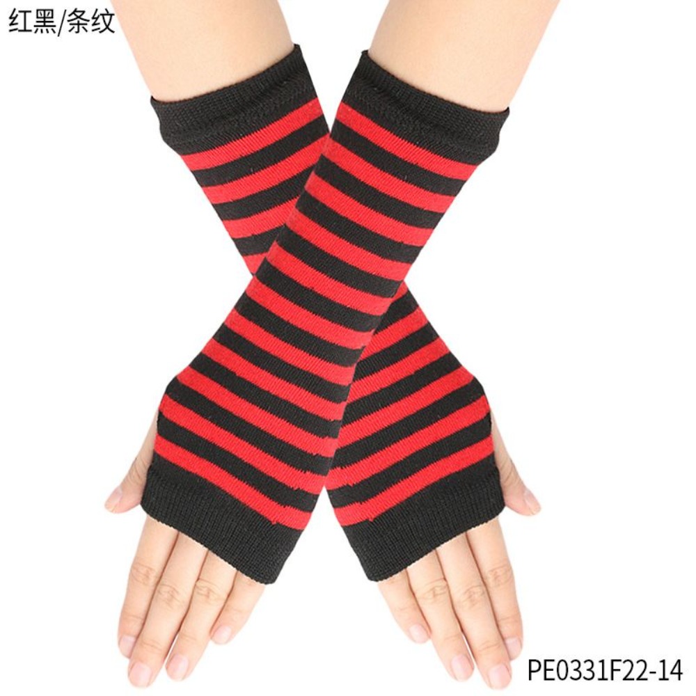 PESENAR Red  Black Striped Fin - огляд і ціна Fingerless Glove Knit
