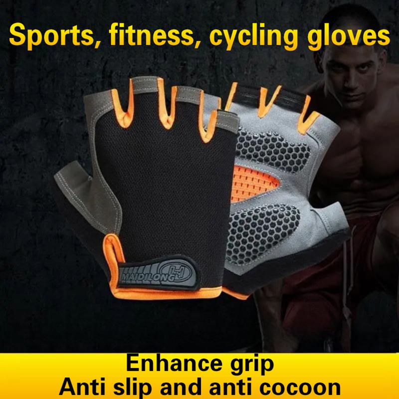 Hot Half Finger Cycling Gloves - огляд і ціна Fingerless Glove Knit