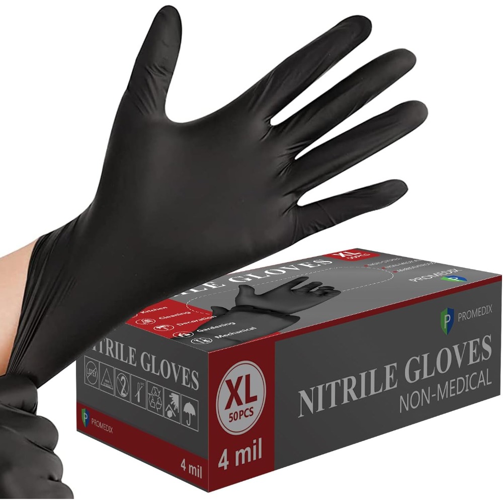 Nitrile Disposable Gloves 4 Mi - огляд і ціна Exam Glove Nitrile