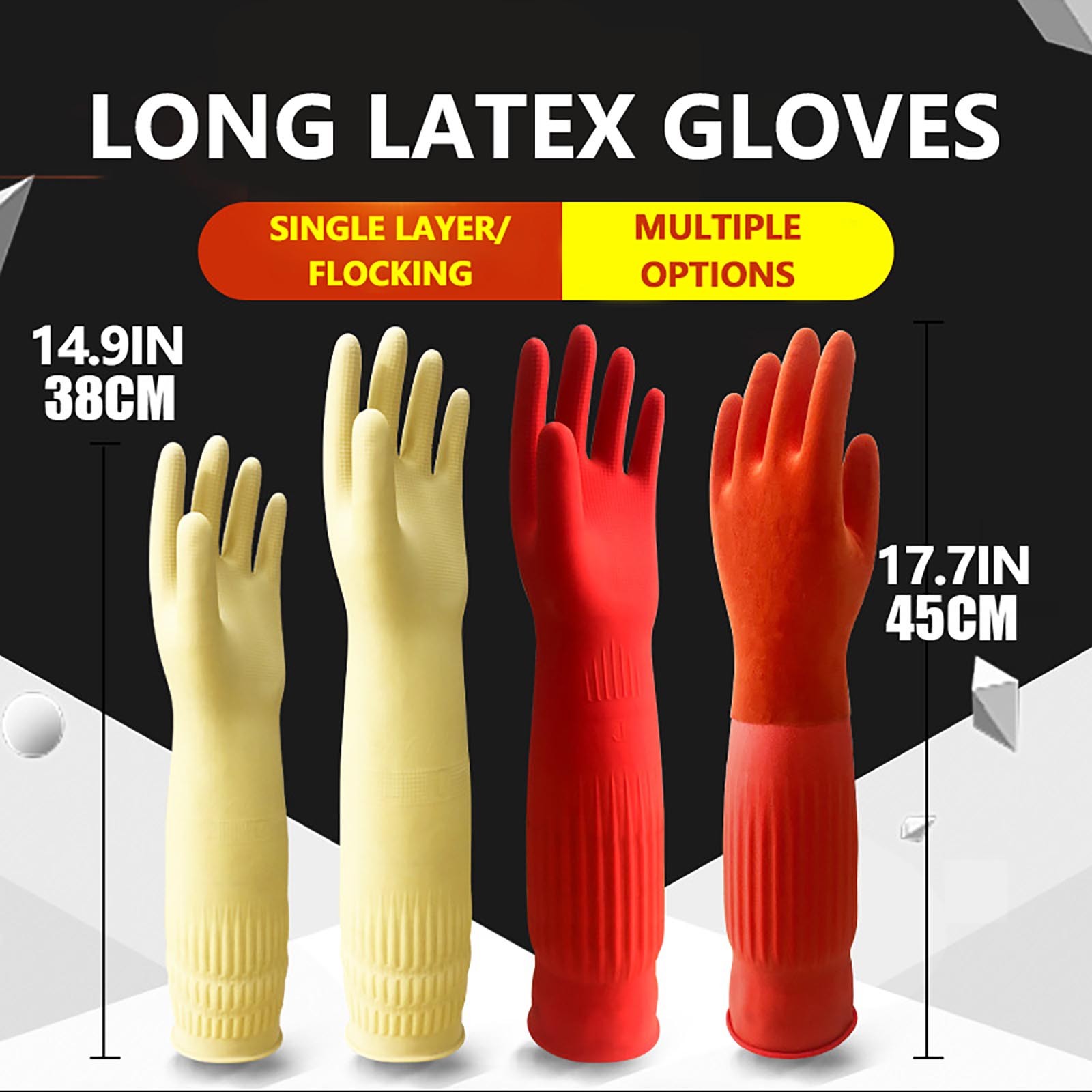 1pair Flexible Comfortable Rub - огляд і ціна Dish Glove Rubber