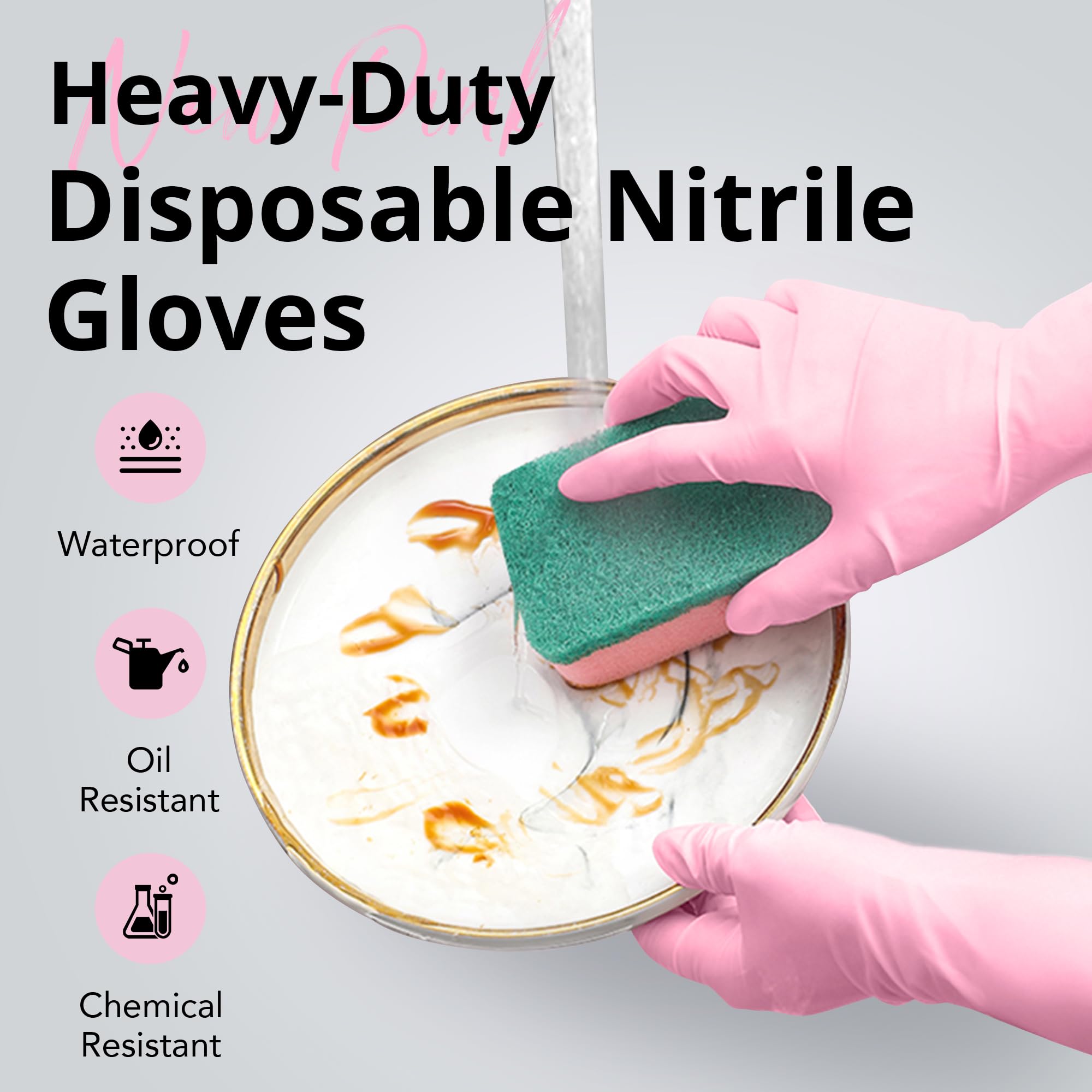 Disposable Nitrile Cleaning Gl - огляд і ціна Exam Glove Nitrile