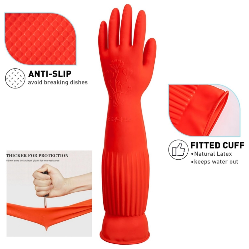 45CM Extra-Long Rubber Cleanin - огляд і ціна Dish Glove Rubber