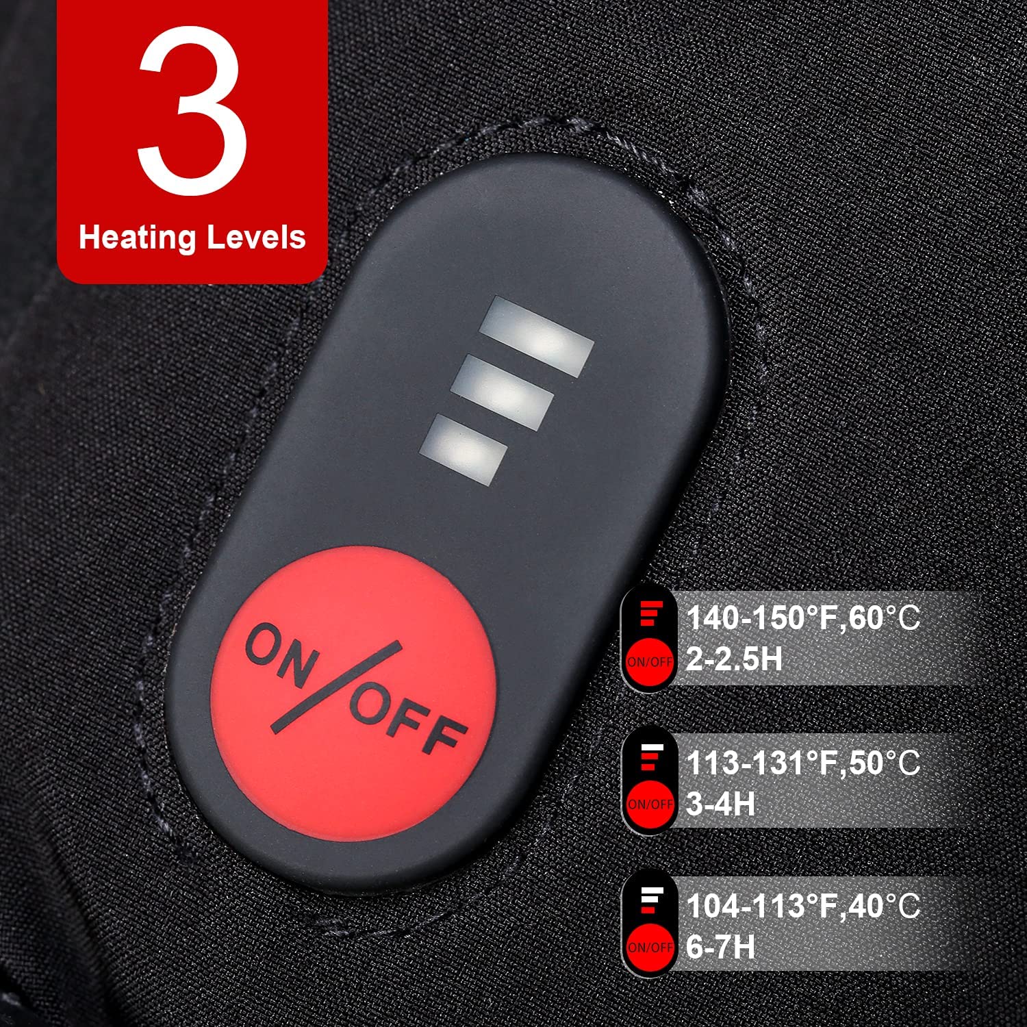 SNOW DEER Winter Heated Gloves - огляд і ціна Ski Glove Waterproof