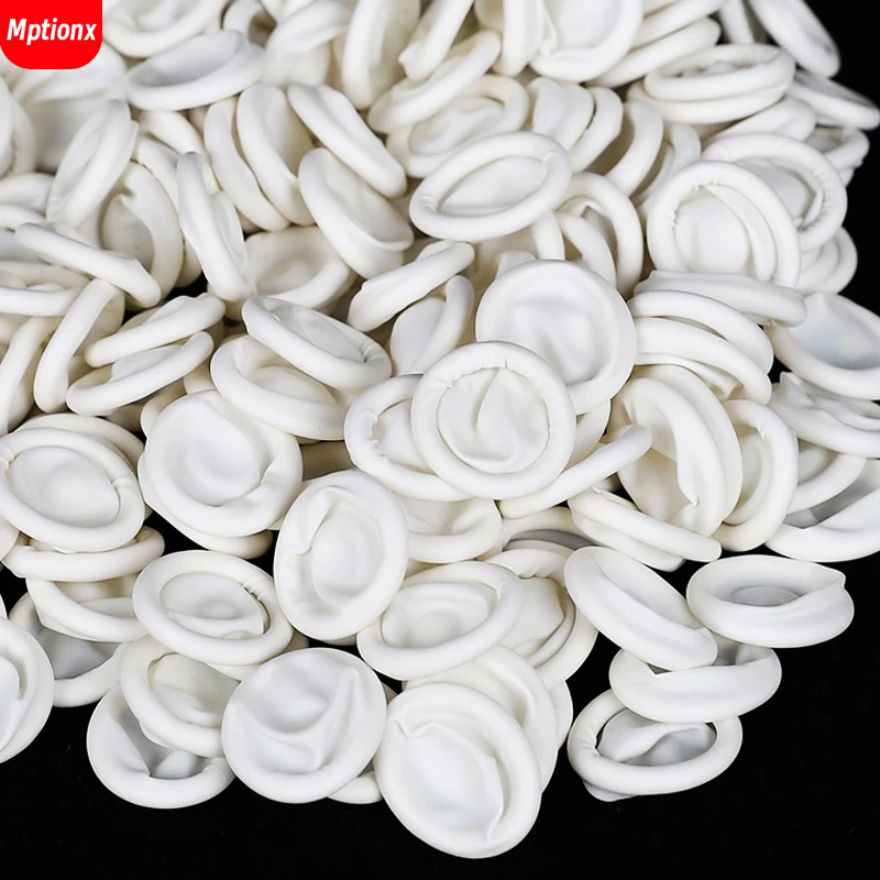 100PCS Disposable Finger Cover - огляд і ціна Latex Disposable Glove
