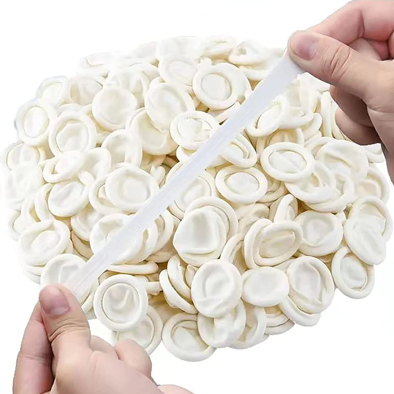 100PCS Disposable Finger Cover - огляд і ціна Latex Disposable Glove