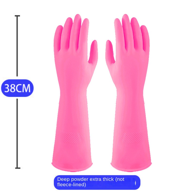 38cm Extra Thick Pink Rubber D - огляд і ціна Dish Glove Rubber